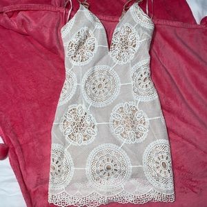 PAPAYA white dress with tag